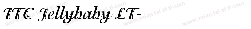 ITC Jellybaby LT字体转换